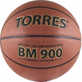 Мяч баскетбольный TORRES BM900 цв.темнооранжевый черный р.6