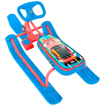 Снегокат Тимка спорт2+ Nika kids sportcar красный каркас