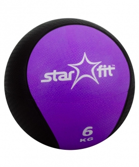 Медбол Starfit Pro GB-702 6кг,цв. фиолетовый 1/2