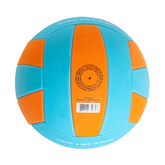 Мяч волейбольный Wilson Super Soft Play 18 панелей цв.оранжевый бирюзовый р.5