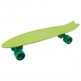 Скейтборд пластиковый Fishboard 23 light green 1/4 