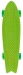 Скейтборд пластиковый Fishboard 23 light green 1/4 