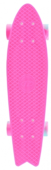 Скейтборд пластиковый Fishboard 23 pink 1/4 