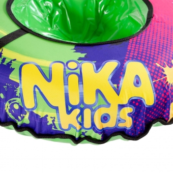 Тюбинг с камерой Ника 850мм с круговым дизайном Nika kids микс