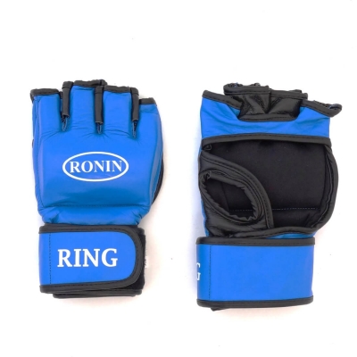 Перчатки "MMA Ronin Ring" р. XL синие-черные