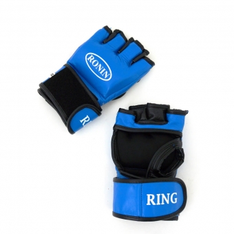 Перчатки "MMA Ronin Ring" р. XL синие-черные