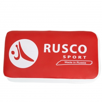 Макивара Rusco sport к/з 40*20 цв.белый красный