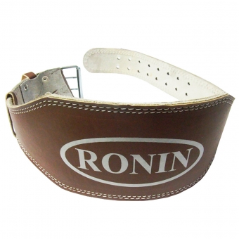 Пояс т/а Ronin сплит- кожа (bonded leather) 15см р.M  люкс