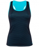 Майка борцовка Chante Valerie Black/Aguamarine двойная (44)