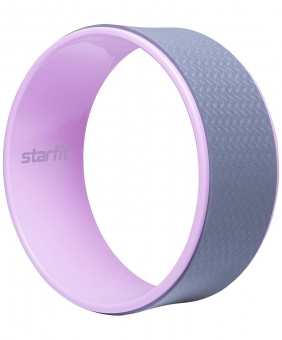 Колесо для йоги STARFIT YW-101 32см цв.серо-розовый